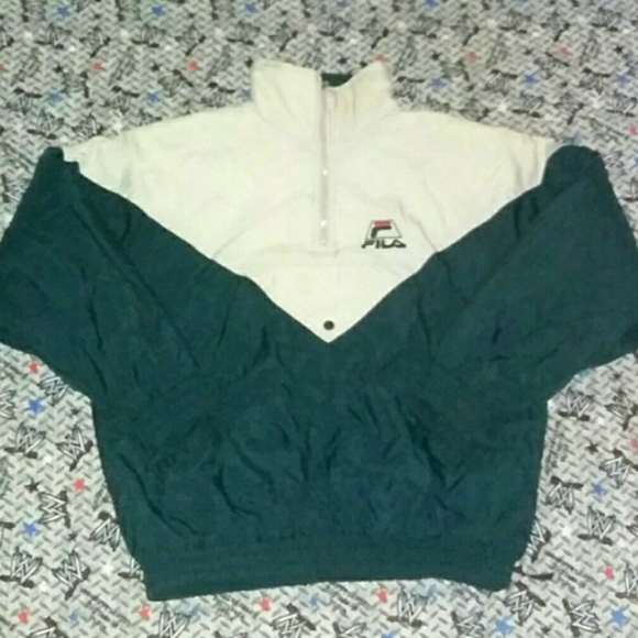 90s Fila Italia Pullover Jacket Coat Italy Vintage - Picture 1 of 8